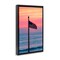 Stupell Industries USA Flag Against Sunset Floating Frame, design by Jeff Poe Photography